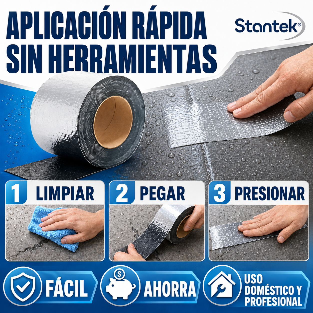 Cinta Asfáltica Impermeable Stantek®